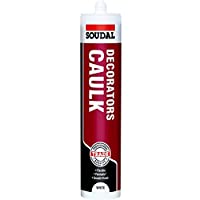 Los mejores  - Decorators Caulk Soudal - 300 ml - Comercio - Blanco (6)